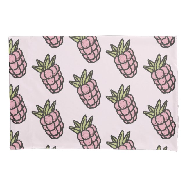 Funda De Cojín Patrón de piña Y2K Retro Funky (Anverso)