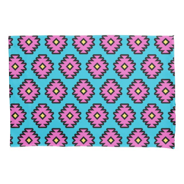 Funda De Cojín Patrón de Pop-Art del Suroeste (Anverso-izquierdo)