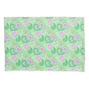 Funda De Cojín Patrón de puntos polka abstractos de pepinos turco