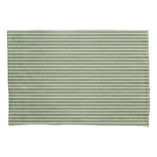 Funda De Cojín Patrón de rayas verdes de oliva rusa