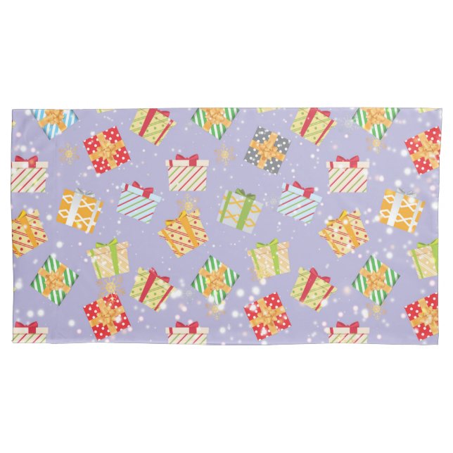 Funda De Cojín patrón de regalos de Navidad (Anverso-izquierdo)