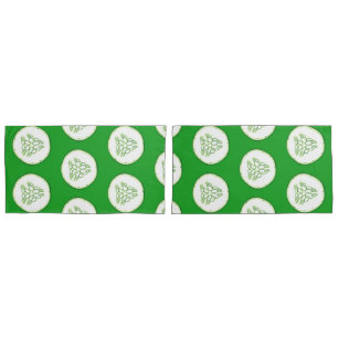 Funda De Cojín Patrón de rodajas de pepino