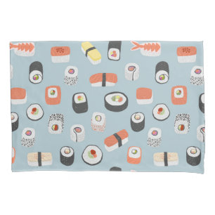 Funda De Cojín Patrón de rollo Sushi Nigiri Maki