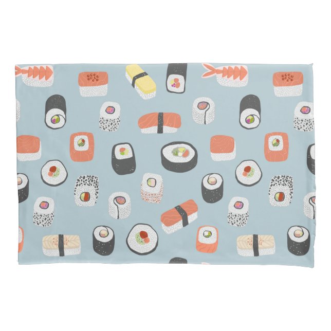 Funda De Cojín Patrón de rollo Sushi Nigiri Maki (Anverso-izquierdo)