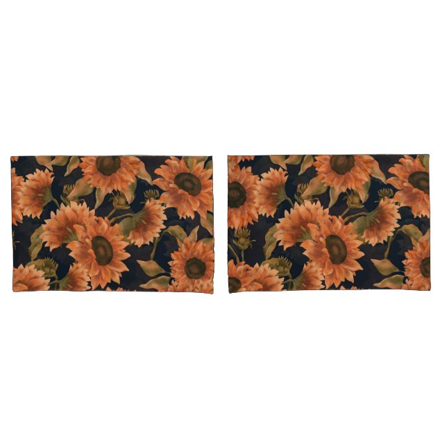 Funda De Cojín Patrón de superficie floral-Moda Decorativa tropic (Anverso - Set)