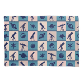 Funda De Cojín Patrón de telescopio de malla