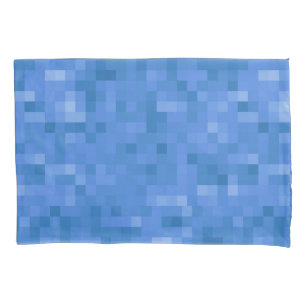 Funda De Cojín Patrón de tracción azul