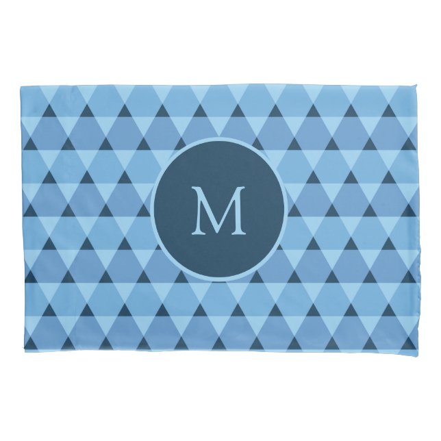 Funda De Cojín Patrón de triángulos (Anverso)