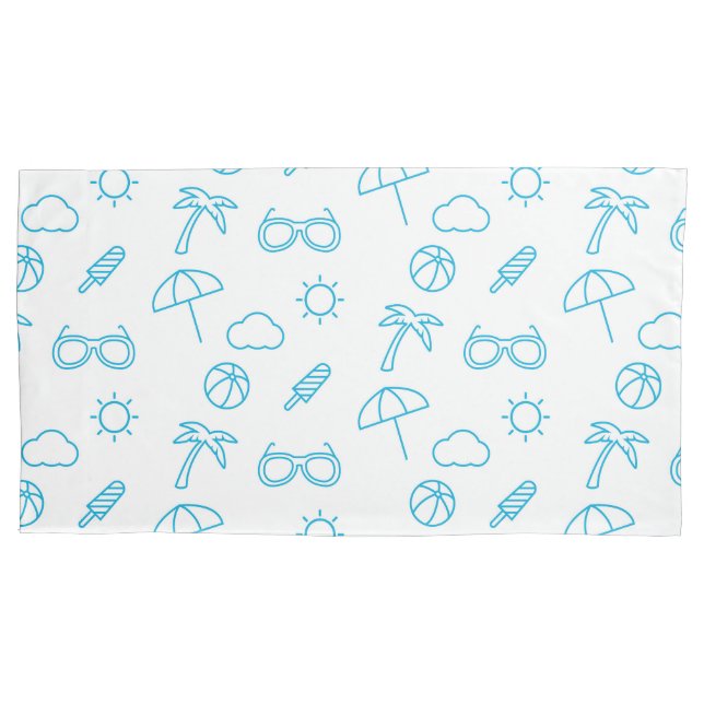 Funda De Cojín Patrón de verano (Anverso)