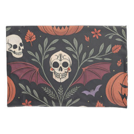Funda De Cojín Patrón de vibraciones de Halloween
