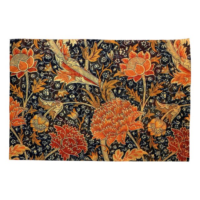 Funda De Cojín Patrón de William Morris, pintoresco (Reverso)