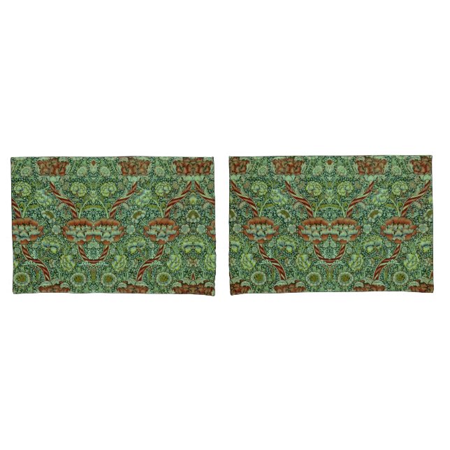 Funda De Cojín Patrón de William Morris Wandle (Anverso - Set)
