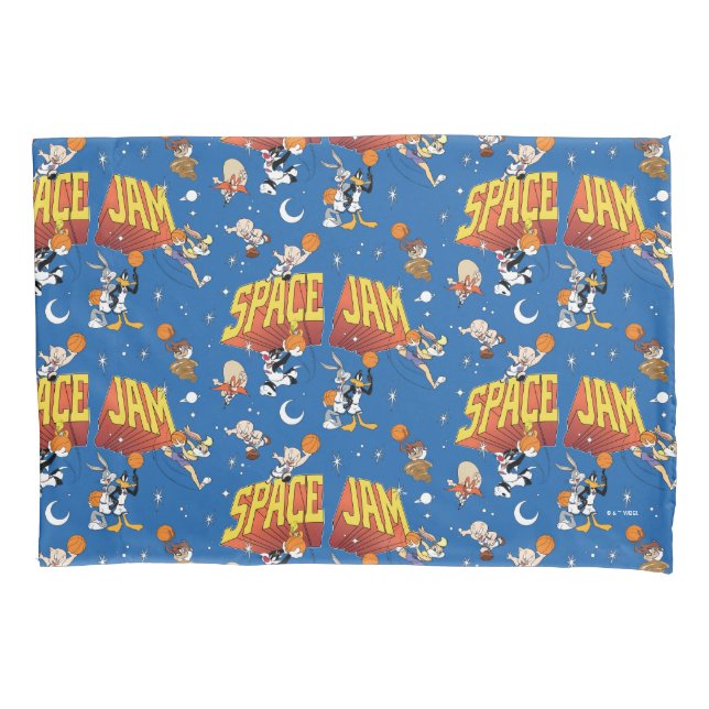 Funda De Cojín Patrón del espacio exterior de SPACE JAM™ TUNE SQU (Anverso)