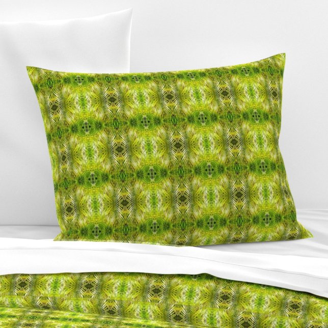 Funda De Cojín Patrón del tamaño S de las hojas de palmera verde  (Subido por el creador)
