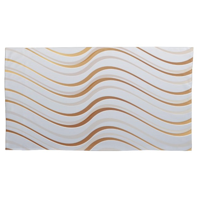 Funda De Cojín Patrón dorado 3 (Anverso)