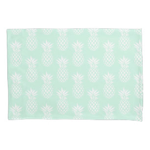 Funda De Cojín Patrón elegante lindo de menta de bonito verde pi
