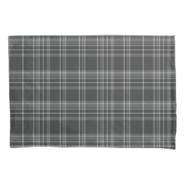 Funda De Cojín Patrón escocés Gray Tartan