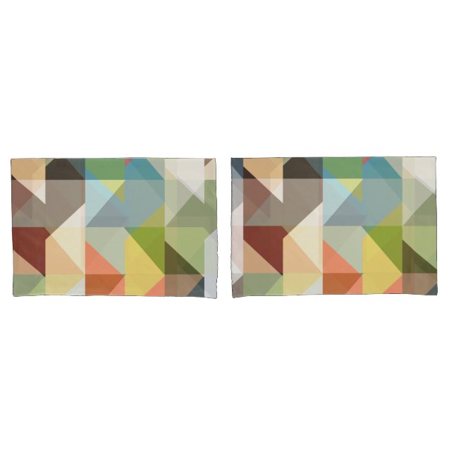 Funda De Cojín Patrón estilo Moda Geométrica Vintage (Anverso - Set)
