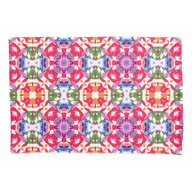 Funda De Cojín Patrón estrella de Navidades tradicionales Bright  (Anverso)