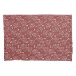 Funda De Cojín Patrón floral de arándano y arándano