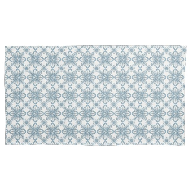 Funda De Cojín Patrón floral escandinavo (Anverso)