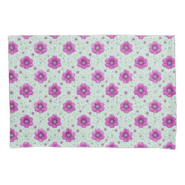 Funda De Cojín Patrón Floral Rosa Para Decoración Del Hogar De Me