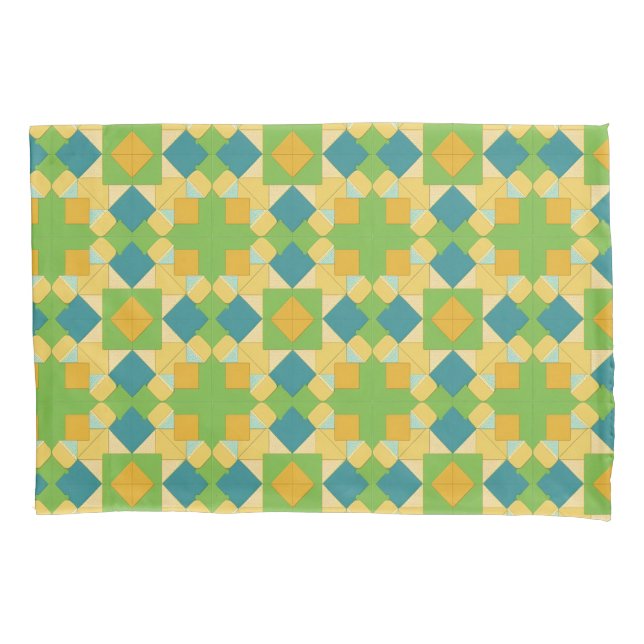 Funda De Cojín Patrón geométrico abstracto (Anverso)