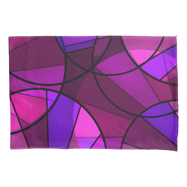 Funda De Cojín Patrón geométrico abstracto (Anverso)