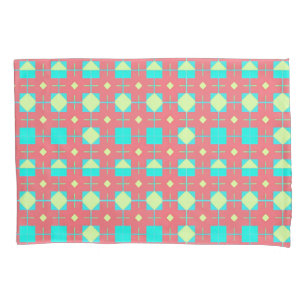 Funda De Cojín Patrón Geométrico Colorido Decoración Moderna para