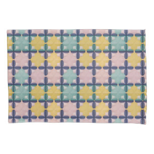Funda De Cojín Patrón geométrico con colores vivos