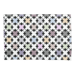 Funda De Cojín Patrón geométrico multicolor