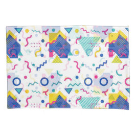 Funda De Cojín Patrón geométrico retro memphis