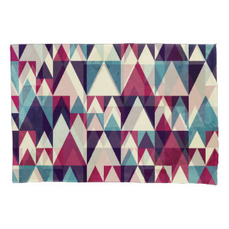 Funda De Cojín Patrón geométrico sin soldadura del triángulo retr