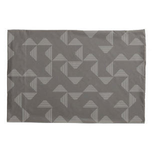 Funda De Cojín Patrón gráfico geométrico simple, moderno y de mod