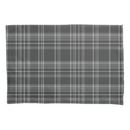 Funda De Cojín Patrón Gray Tartan