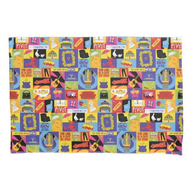 Funda De Cojín Patrón icónico de FRIENDS™ (Anverso)