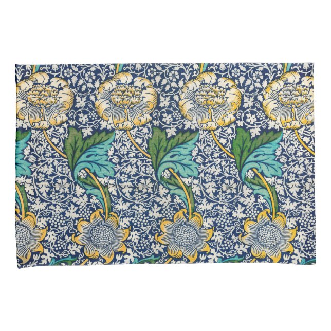 Funda De Cojín Patrón Kennet (de William Morris) (Anverso-Derecho)