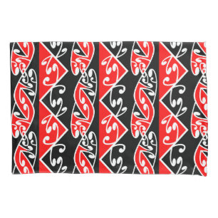 Funda De Cojín Patrón kowhaiwhai tradicional maorí coreu