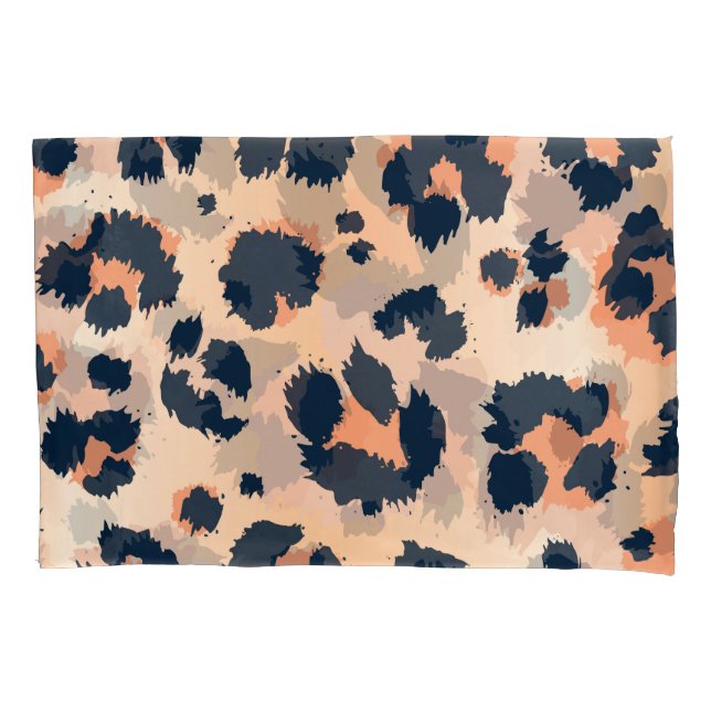 Funda De Cojín Patrón Leopard: Funny Seamless Design (Anverso)
