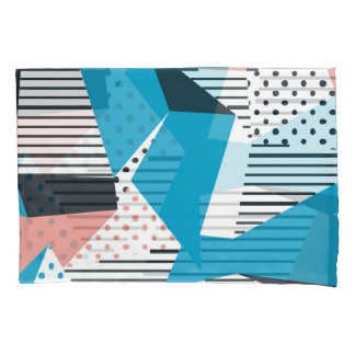 Funda De Cojín Patrón Memphis: Minimalista tendencia abstracta