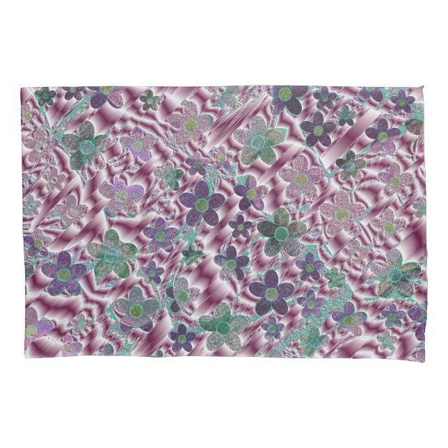 Funda De Cojín patrón metalizado (Anverso)