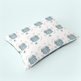 Funda De Cojín Patrón minimalista de ropa de bebé Boho