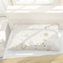 Patrón místico celestial de Sun Moon Stars
