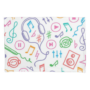 Funda De Cojín Patrón musical