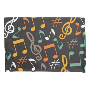 Funda De Cojín Patrón musical