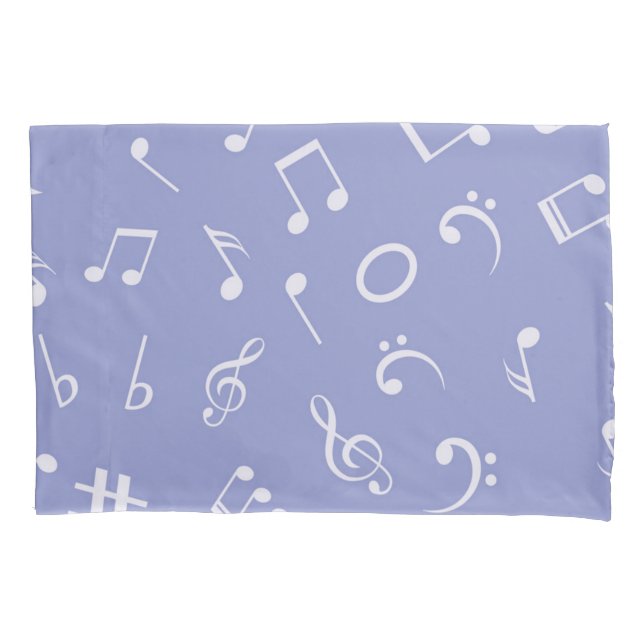Funda De Cojín Patrón musical (Anverso)