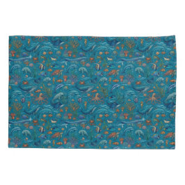 Funda De Cojín Patrón Oceánico