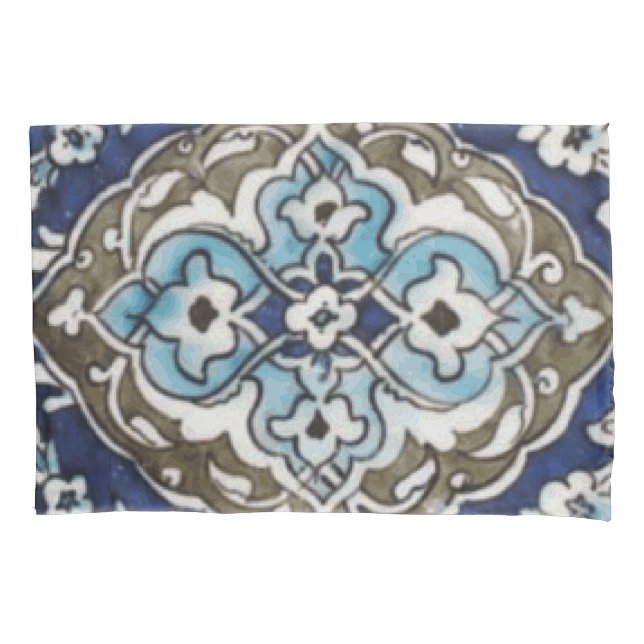 Funda De Cojín Patrón oriental - Pillowcase (Anverso)