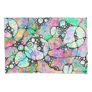 Funda De Cojín Patrón Pintado A Mano Y Digitalmente Art. 31