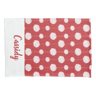 Funda De Cojín Patrón Pom Pom